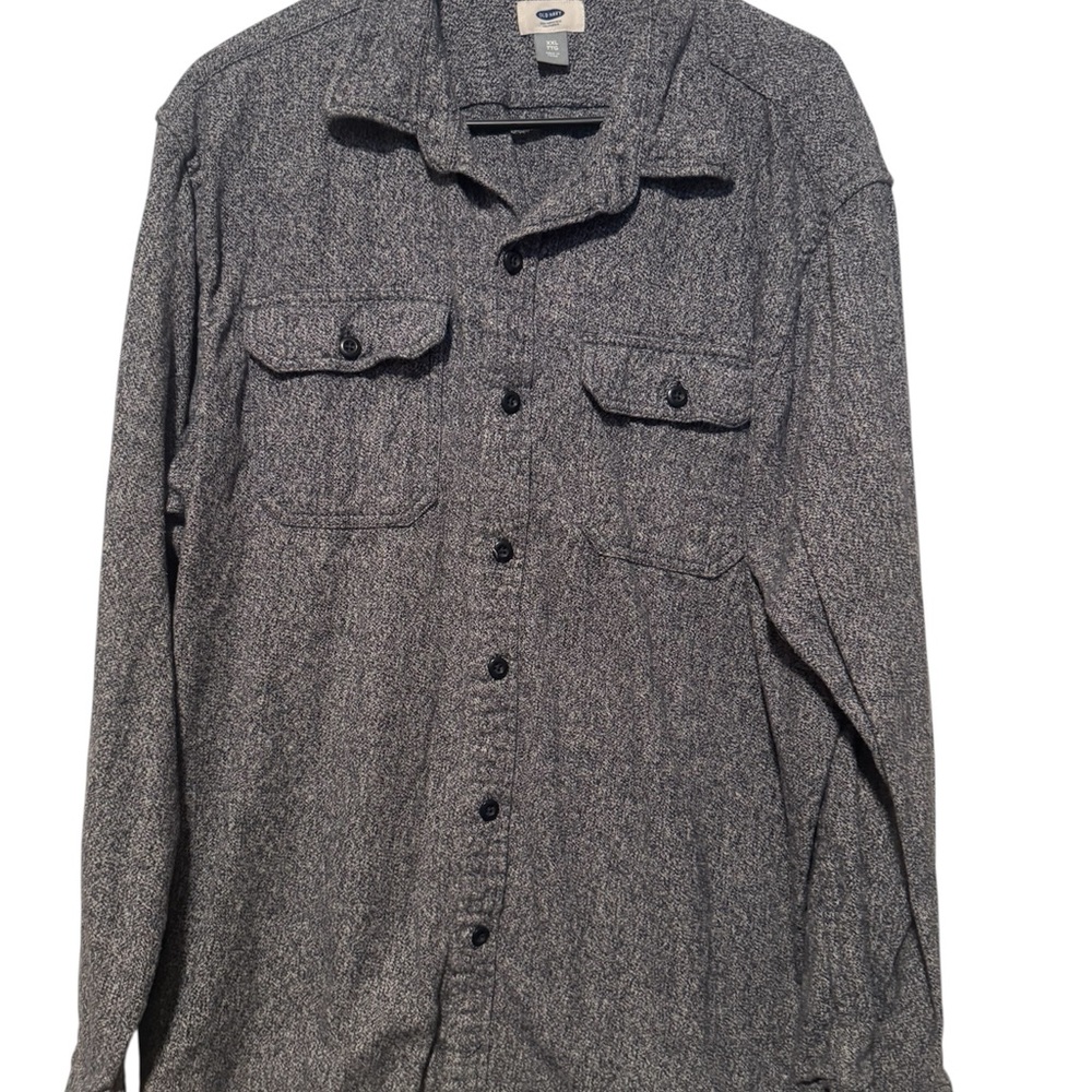 Old Navy Men's Charcoal Shirt Jacket